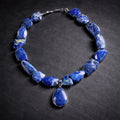 16" Lapis with a Lapis Pendant