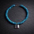 18" Sleeping Beauty Turquoise with a Sterling Silver Pendant