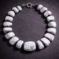 18" White Howlite