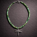 16" Serpentine with a Dandelion Pendant