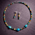 22-25" Mixed Stones with Earrings