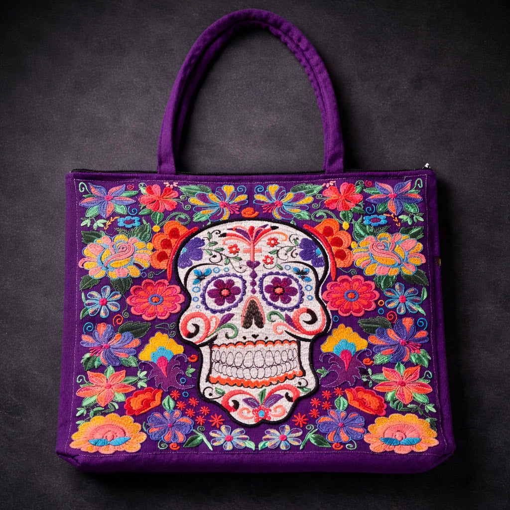 18" Wide by 14" Tall Embroidered Tote Bag